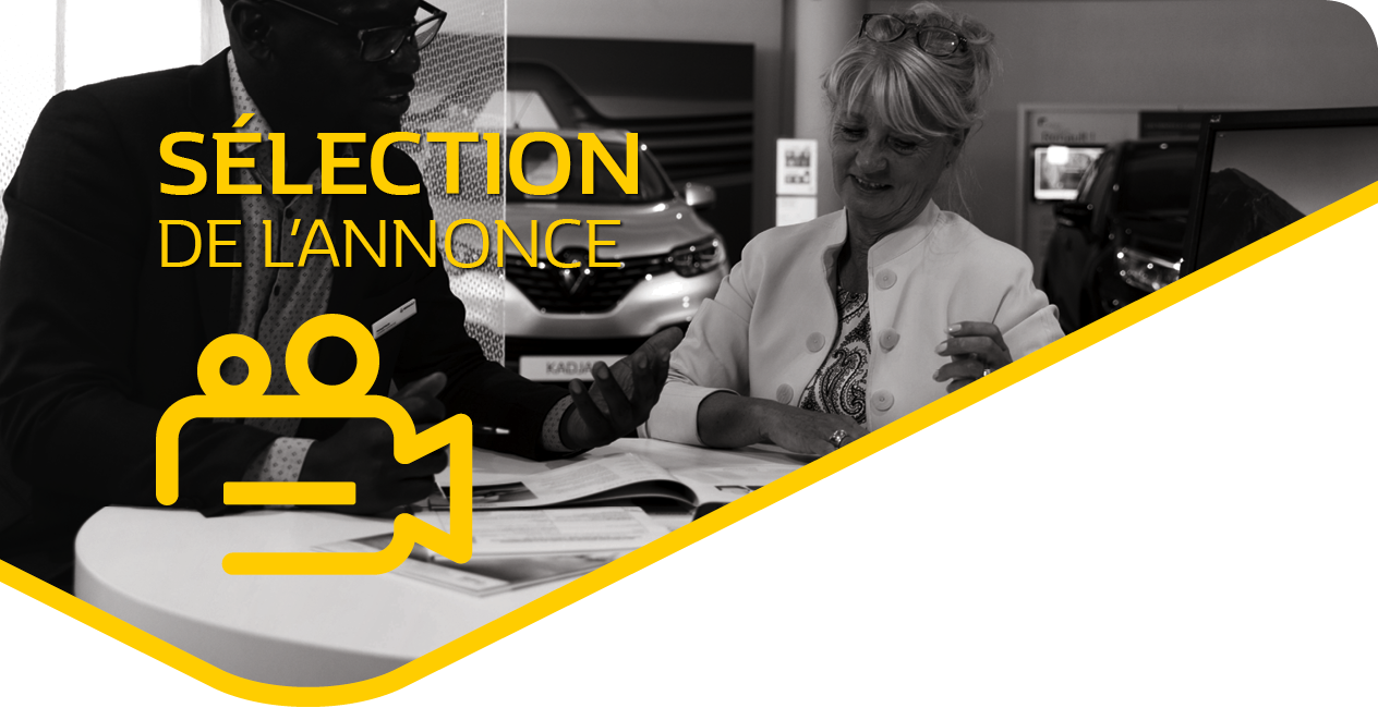 Selection de l’annonce