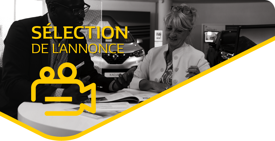 Selection de l’annonce